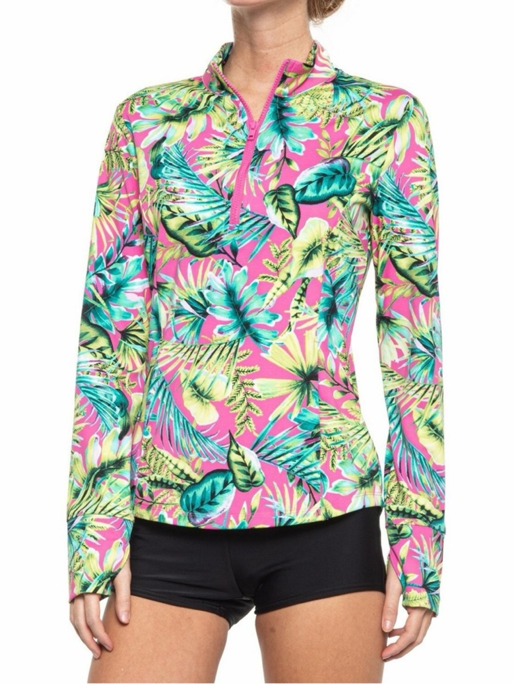 Tommy Bahama Pink Tropical Golf Shirt